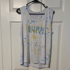 Burn Boot Camp Burn Nation Women's Splatter Tank Top